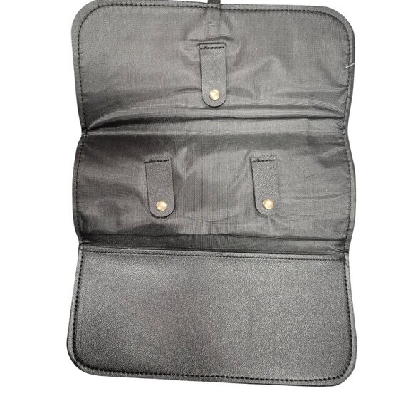 Tech Organization Roll-Up Case With Snap Closures & Tie Strap For Cords & Device - Picture 4 of 6